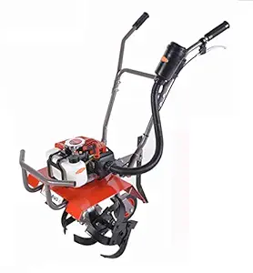 Raman Machinery Stores Royal King Mini 66 cc Power Tiller 2 Stroke Garden Cultivator