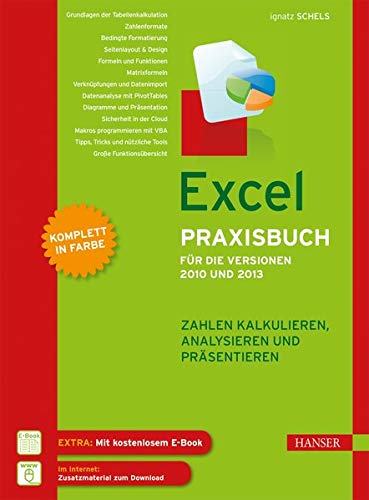 Excel Praxisbuch für die Versionen 2010 und 2013: Zahlen kalkulieren, analysieren und präsentieren