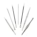 Produktbild Professionell Mitesser Pickel entfernerre, Beauty Gesichts- Tool Set Set flache und runde Verdrahtet Endstücke - Edelstahl / Mitesser Pickel Akne Makel Mitesser Pickel Extraktor entfernerre