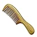 EQLEF Green sandalwood wide-tooth Natural comb, Large sandal wood comb anti static comb