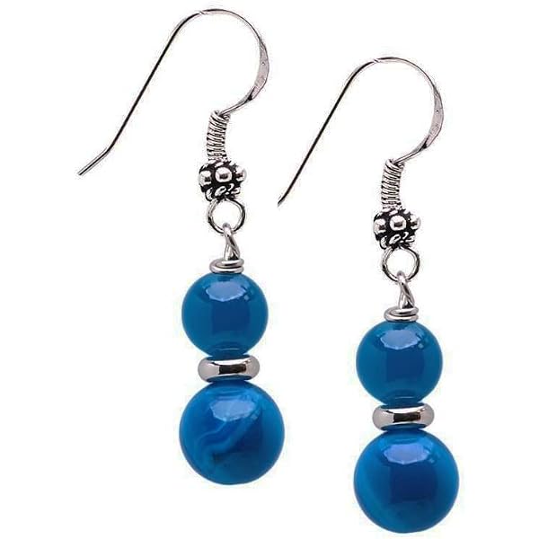 Orecchini pendenti in argento sterling 925 fatti a mano con