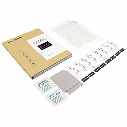 [2-pack] iPad mini Schutzfolie, SIDARDOE gehärtetes Schutzglas Panzerglas für Apple iPad mini, iPad mini 2, iPad mini 3, HD ultraklar, 0,33mm, 2,5D abgerundete Ecken, Härtelevel 9H, kratzfest, fingerabdruckabweisend, mit Garantie - 9