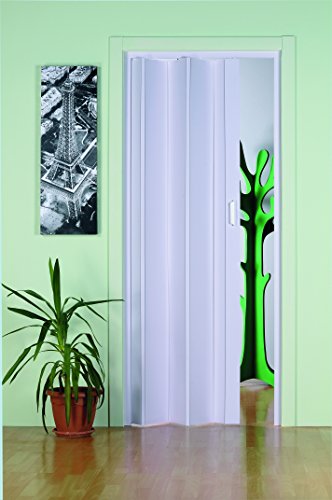 Kunststoff – Falttür Monica weiß 83×204 cm doppelwandig - 2