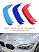 Produktbild Kompatibel mit B M W 1 Serie F20 F21 11 Bars Grill Motorhaube Heizkörper Streifen Lamellen Einsätze Trim Clips M Power Sport Performance Tech Paket Farbe Gitter Caps Badge