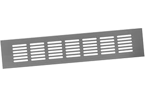 EUROPLAST 60x300mm Griglia di Ventilazione in Alluminio - Griglia di Aerazione Dorata - Griglia per Mobili