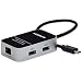 Produktbild Leicke Hebron USB-C-Multiport Hub für MacBook 12" bis März 2016 mit 2 x USB 3.0-Anschluss, Kartenleser und LAN Anschluss | Plug&Play, keine Treiber für OS X notwendig | Für Notebooks mit USB 3.1 Typ C-Anschluss