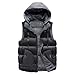 Produktbild Amphia - Ärmellose Herren-Daunenjacke - Herren Wintermantel doppelseitige tragen Baumwolle warme Kapuze Dicke Weste Jacke Top