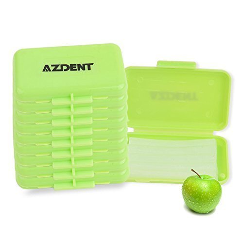 AZDENT®Orthodontic Bracket Protector Apple Taste Dental Wax Strips for Braces Wearer(10 Boxes Included)