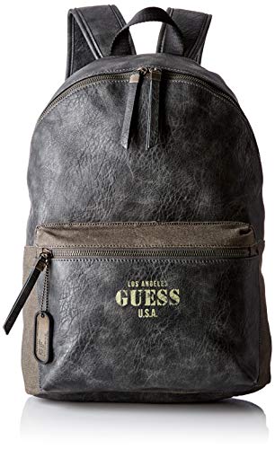 Preisvergleich Produktbild Guess Herren Aviator Backpack Rucksack, Grau (Asphalt) 32x42x12 centimeters