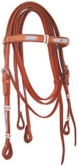 Lakota Western Rawhide Finished With Bridle Reins TG UNICA Various Colours, black