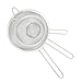 Produktbild Kinashi Mehlsieb Engmaschiges Sieb, Abtropfsieb aus Edelstahl Drei Größen 3-1/8 inch/8 cm, 5-1/2 inch/14cm, 7-7/8-inch/20cm