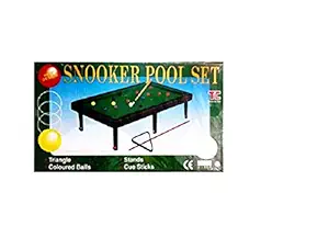 Nshiva Present a Snooker Pool Set Board Game (Multicolor) + Spinner (Free)
