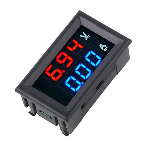 DC Voltmeter Amperemeter Dual Digital Volt Amp Meter Messgerät 100V 10A - 3