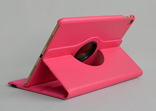 inShang ipad Pro 9.7 Hülle Cover für iPad Pro 9.7 inch (2016) , PU Leder Schutzhülle St?nder Smart Cover mit Super Automatische Einschlaf-/Aufwach funktion, case 360 Grad rotierende Schutzhülle mit Standfunktion + inShang Logo hochwertigen Stylus Eingabestift Stift rose - 4