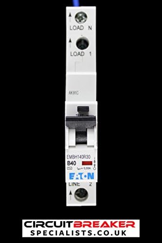 Eaton MEM3 EMBH140R30 MEMSHIELD 3 RCBO 40A 30mA 10kA Type B SP.