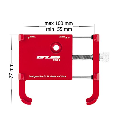GUB PRO2 Universale Bici Bicicletta moto del supporto del supporto per il telefono mobile, Smartphone, Navi, etc.