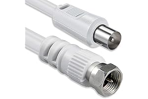 SAT white F-coax St 75 dB