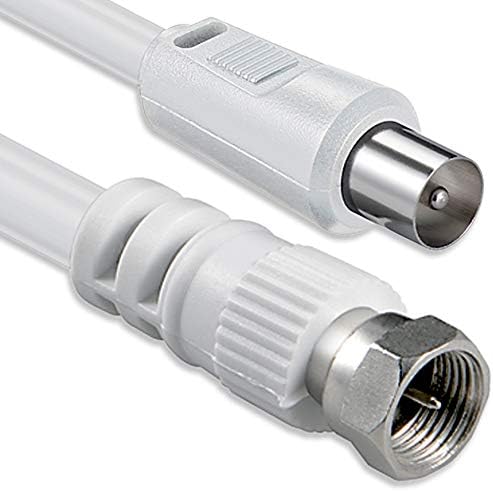 1aTTack.de - Cavo per antenna con connettore coassiale F da maschio a femmina, a doppia, tripla o quadrupla schermatura, 75/85 / 100/110 / 120/125 db