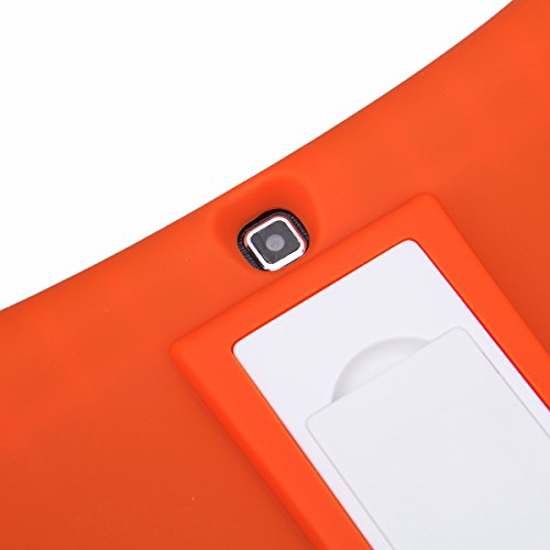 NEWSTYLE Samsung Galaxy Tab 4 10.1 Kinderfreundliche Silikon Hülle Schutzhülle Tasche Case für Samsung Tab 4 SM-T530/T531/T535 (10,1 Zoll) – Orange - 4