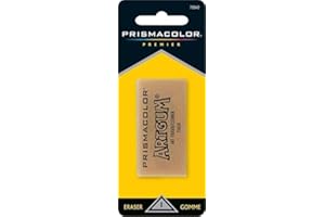 PRISMACOLOR Sanford Design Art Radiergummi, Artwork Radiergummi – ungiftig – 1 Stück – Braun, 3 Packungen