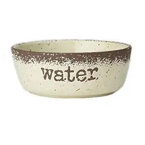PetRageous 15019 4 Cups Crockery Water Bowl, 6.5
