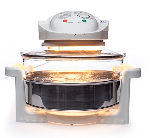 17L Halogenofen Heissluftofen Mini Backofen Heißluft Halogen Ofen +Erweiterung - 4