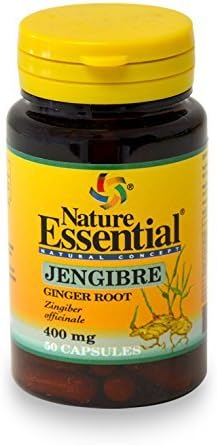 Ginger 50 Capsules 400mg of Nature Essential