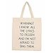 Produktbild Nouvelles Images "Warning! I Know All The Lyrics to Frozen and I'M Not Afraid" Retrospect Tote Bag by Roma International