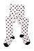 Weri Spezials Baby and Children Tights, Cream, Black Peas, Size: 5-6 years (110/116)