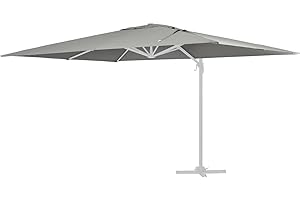 Habitat et Jardin Toile Parasol déporté Sun 3" - 3 x 3 m - Gris Clair