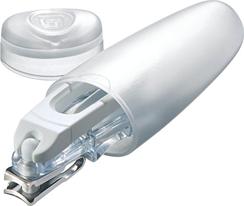 GO Travel Arc hoja higiénico uñas y dedos clippers con Airline Friendly caso.