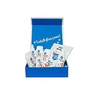 Captain Zack The Miniature Dog & Puppy Groom Box, Ultimate 7-in-1 Head-to-Paw Grooming Kit | PH Balanced and Paraben-Free