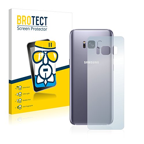 BROTECT AirGlass Protection Verre Flexible pour Samsung Galaxy S8 (Arrière) Film Vitre Protection Ecran Transparence 