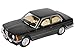 Produktbild BMW 318i 3er E21 Limousine Schwarz Grün 1975-1983 Mit Sockel und Vitrine 1/24 Modellcarsonline Modell Auto mit individiuellem Wunschkennzeichen