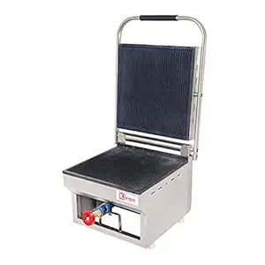 Kiran Gas Sandwich Griller- 4 Slice Gas Commercial Sandwich Maker Grill