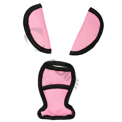 BELTS PADS SHOULDER STRAP AND CROTCH COVER fits MAXI COSI Cabriofix Cabrio car seat (baby pink)