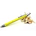 Produktbild 6 in 1 Schraubendreher Werkzeugstift - Mini Multifunktionsstift mit Stift, flach und Phillips Schraubendreher Bit, Bubble Level und Zoll cm Lineal alle in einem (Hellgelb)