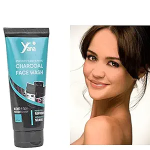 YANA INSTANT WHITENING CHARCOAL FACE WASH / CHARCOAL FACE WASH FOR BOYS WHITENING SKIN