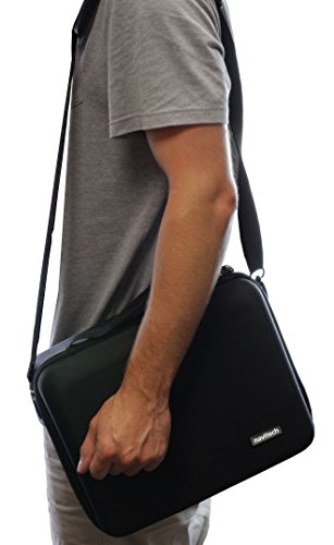 Navitech Schwarz schwere robuste harten Fall / Abdeckung mit Schulterriemen für das HTC Vive – Virtual-Reality-Headset - 3