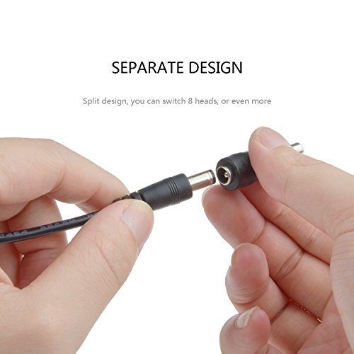 Aukru 8 in 1 USB Ladeger  t 5V 2A Adapter Universal Netzteil mit 8 Stecker Anschluss f  r verschiedene Ger  te