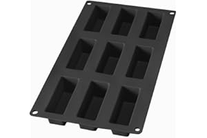 Lékué Gourmet forma do pieczenia mini ciasta, 9 sztuk, czarna