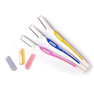 JYtop® 3Pcs Lady Face & Eyebrow Razor Trimmer Shaper Shaver Hair Removal Cosmetics Tool Razor Shaper, Hair Remover… - Image 3