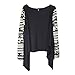 365-Shopping Women's Casual Knitted Long Sleeve Vintage Patchwork Air Conditioning Outwear Tops