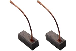 2x Trade-Shop Motorkohlen Kohlebürsten Schleifkohlen Kohlestifte Kohlen 5x5x12mm Kabellänge 30mm für viele KFZ PKW Motoren Antriebe Zusatzwasserpumpe Fensterheber Verdeck Elektrowerkzeuge 12-24V