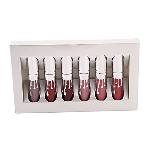 VWH 6 Farben Wasserdichte langlebige Matte Flüssigkeit Lipgloss Lippenstift Kosmetik - 4