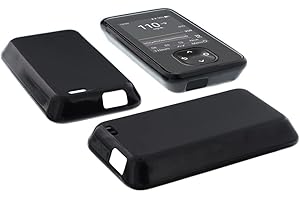 foto-kontor Étui Compatible avec Dexcom G7 / One+ Sac Protection TPU en Caoutchouc Noir