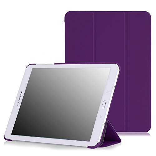 MoKo Samsung Galaxy Tab S2 9.7 Hülle – Ultra Slim PU Leder Tasche Schutzhülle Schale Smart Case Cover mit Auto Sleep/Wake up Funktion und Standfunktion für Galaxy Tab S2 9.7″ Tablet-PC, Violett - 8