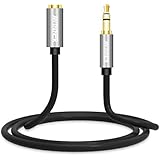 Awinner Audio Extension Cable, 3.5mm Stereo Male to Female Headset Extension Cable for Apple iPhone, Headphone,Smartphones &amp; Tablets, MP3 Players Gold Plated Male to Female with Aluminum Case (1M)