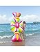 Produktbild HGHFH Schwimmende Reihe Aufblasbare 259 cm Riesen Candy Pool Float Luftmatratze Liege Frauen Nette Süße Süßigkeit Schwimmmatte Reihe Urlaub Wasser,
