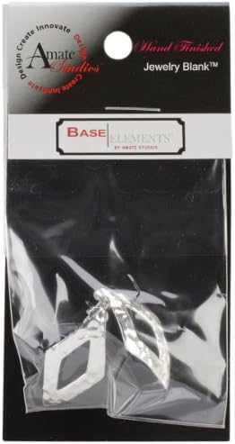 Designer's Open Textured Diamond Earring Set-Silver Overlay